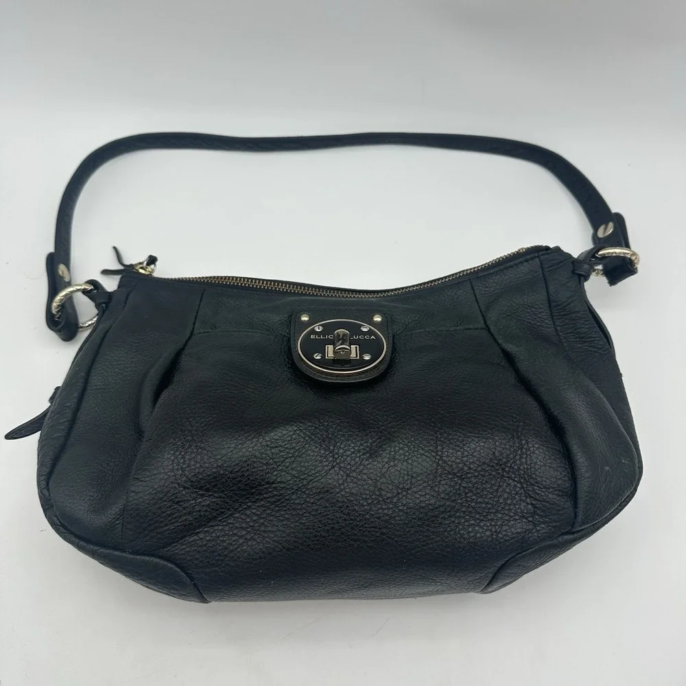 Elliott Lucca‎ Hobo Handbag Purse Chunky Buckle Shoulder Bag